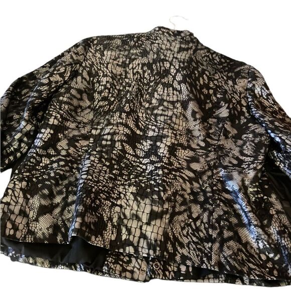 Chicos gorgeous lined jacket excellent like new so classy perfect LARGE - Picture 2 of 2